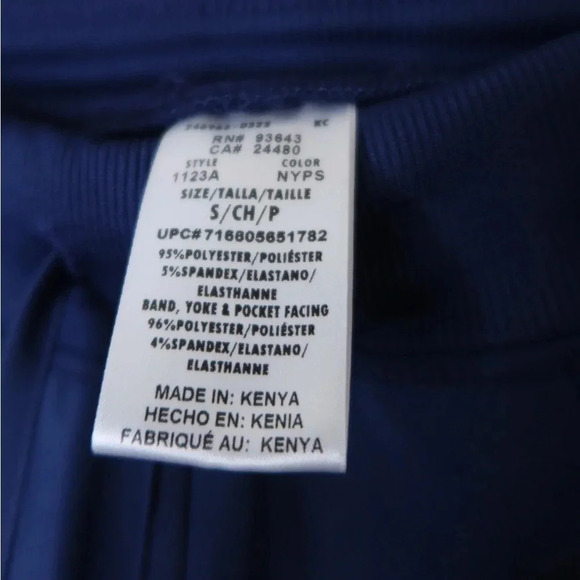 Cherokee Infinity Rib Knit Drawstring Waist Scrub Pant - Picture 4 of 12